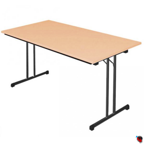 Klapptisch Buche 1600 x 800 mm - Gestell schwarz - Lieferzeit ca. 3-4 Wochen !  