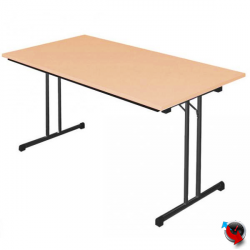 Artikel Nr. 350491 - Klapptisch Buche 1200 x 800 mm - Gestell schwarz - Lieferzeit ca. 3-4 Wochen !  