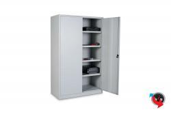 Stahlschrank, Stahl Aktenschrank 5 OH  - Werkzeugschrank - 92 x 50 x 195 cm -extra tief 50 cm - lichtgrau - sofort lieferbar für Ihre Werkstatt -Preishammer- Angebot des Jahres !!!