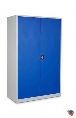 Artikel Nr. 530352 - Stahl-Aktenschrank - Stahlschrank - Werkzeugschrank - 92 x 50  x 195 cm - blaue Türen - extra tief 50 cm - Lieferzeit sofort- Preishammer  ! 