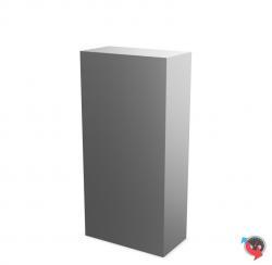 Stahl-Aktenschrank - Stahlschrank - 92 x 42  x 195 cm  in RAL 9006 alu silber - sofort lieferbar !!!