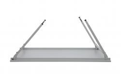 Klapptisch lichtgrau 1600 x 800 mm - 25 mm stark- Vierfussgestell lichtgrau - höhenverstellbar 62-82 cm - Preishammer - Top stabil -  Lieferzeit sofort !!! Topseller !!!!